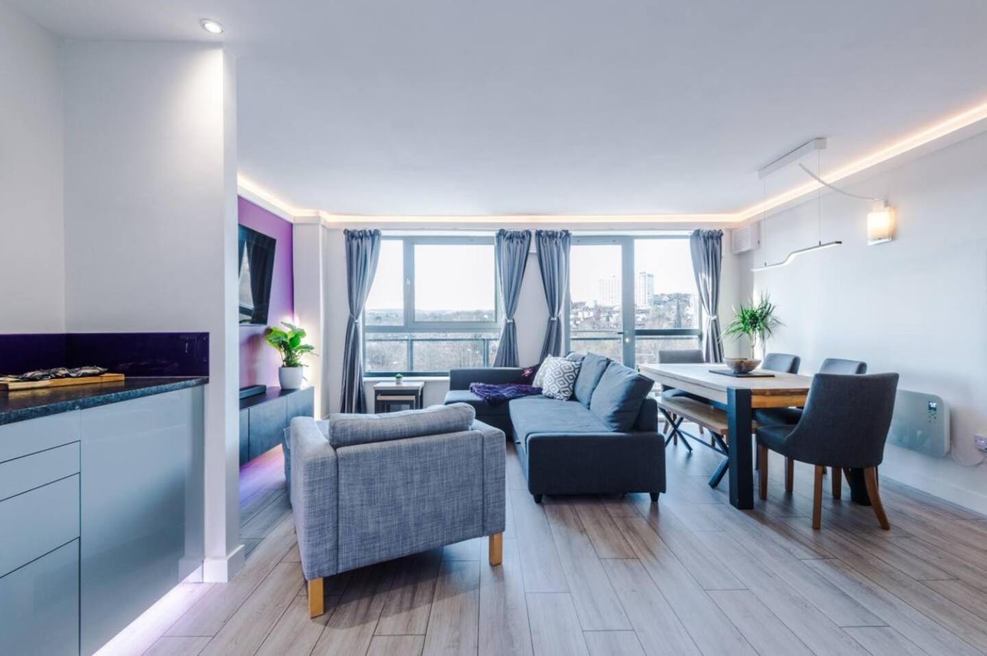 High-Spec Penthouse Central Free Parking Space 谢菲尔德 外观 照片